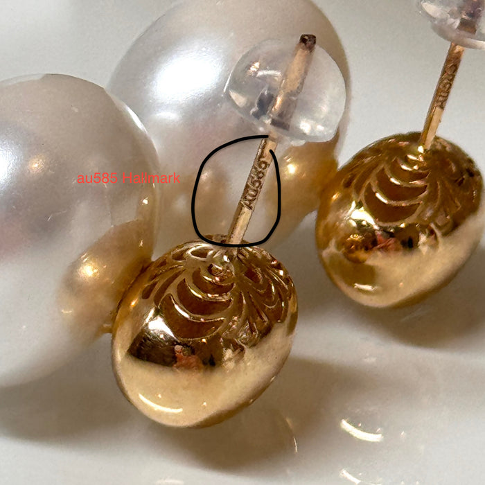 (PREORDER) 14K Yellow Gold Freshwater Pearl Drop Earring