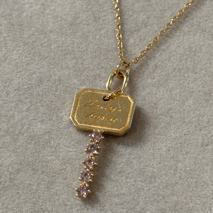 14K Yellow Gold The Key Necklace
