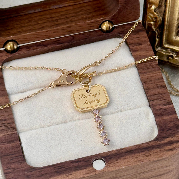 14K Yellow Gold The Key Necklace