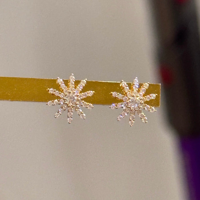 10K Yellow Gold Lucky Star Stud Earring
