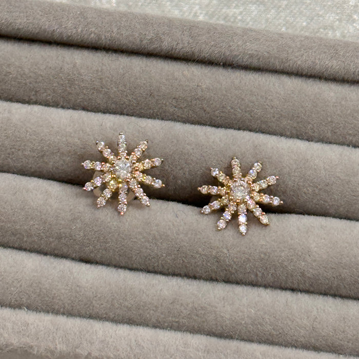 10K Yellow Gold Lucky Star Stud Earring