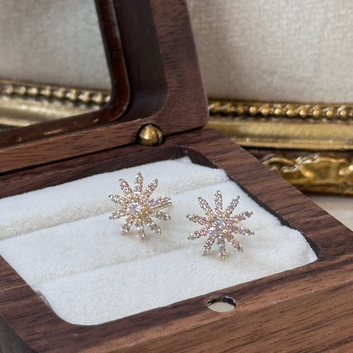 10K Yellow Gold Lucky Star Stud Earring