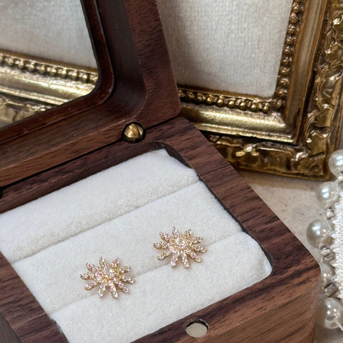 10K Yellow Gold Lucky Star Stud Earring