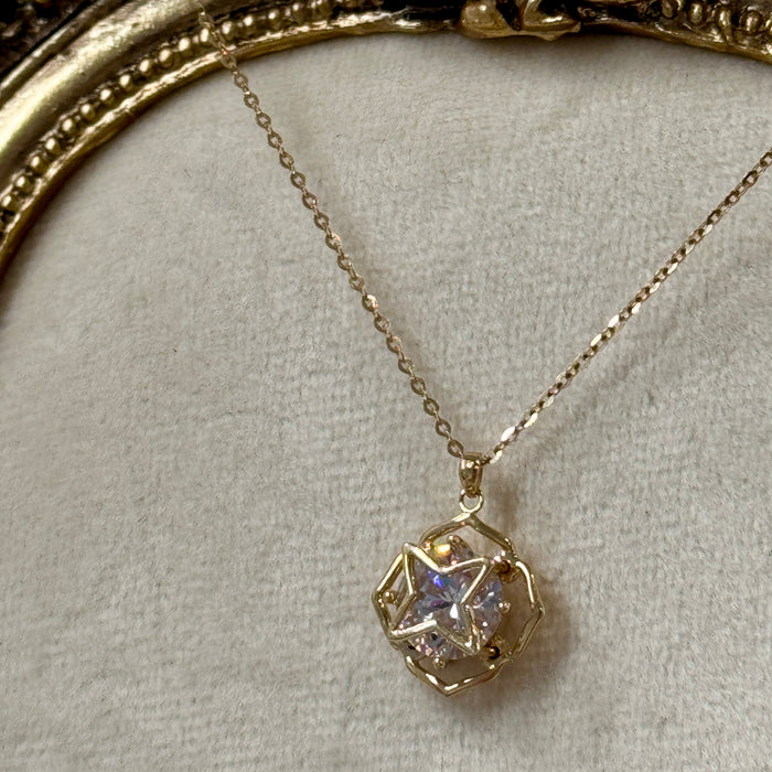 (PREORDER) 14K Yellow Gold Lucky Star Necklace