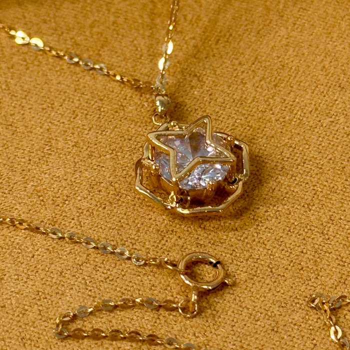 (PREORDER) 14K Yellow Gold Lucky Star Necklace