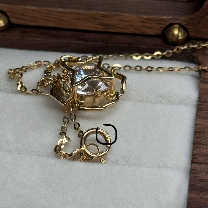 (PREORDER) 14K Yellow Gold Lucky Star Necklace