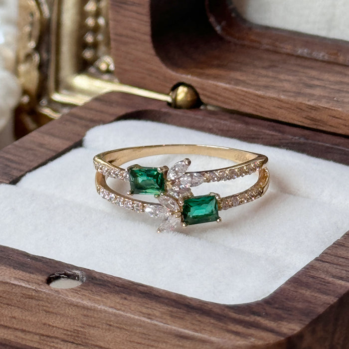 14K Yellow Gold Luxury Design Ring