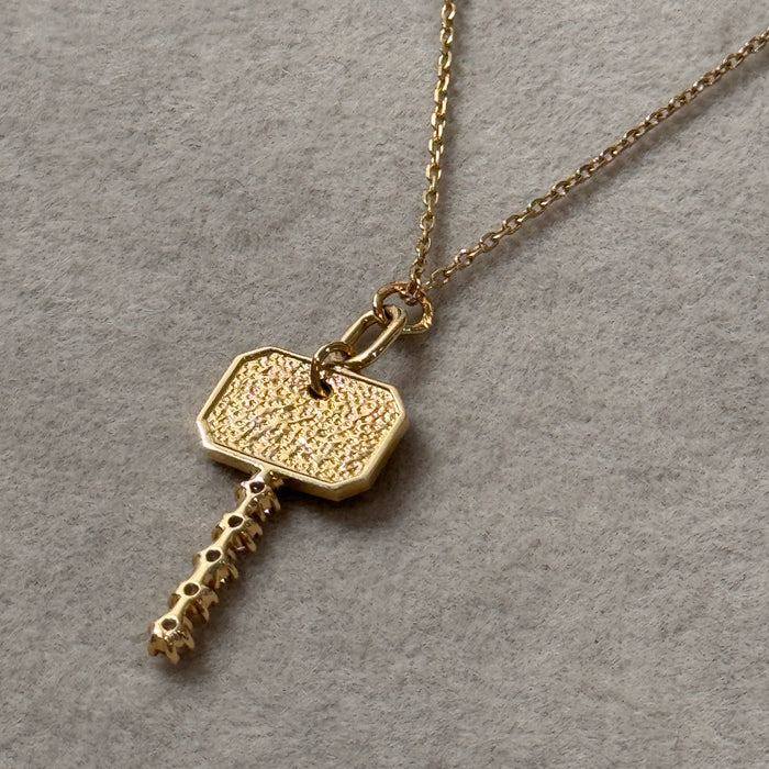 14K Yellow Gold The Key Necklace