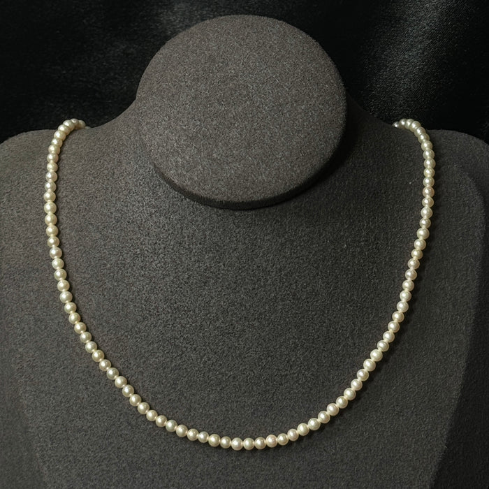 14K Yellow Gold Pink Tone Freshwater Non-bead Pearl Choker Necklace with GRC Certificate