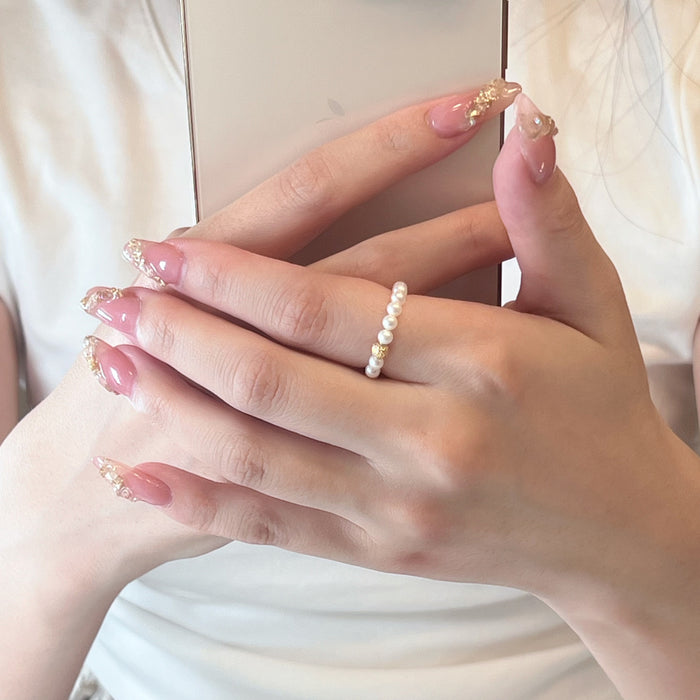 (PREORDER) 14K Yellow Gold Freshwater Pearl Ring